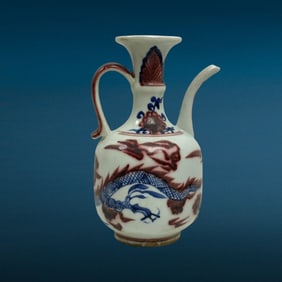Chinese Pocelain Wine Pot
