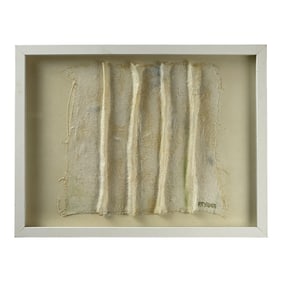 Attrib. Robert Rayman (1930-2019) Oil On Canvas Textured/Folded Signed Lower Right