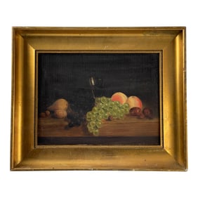 Antique Oil on Panel - Still Life