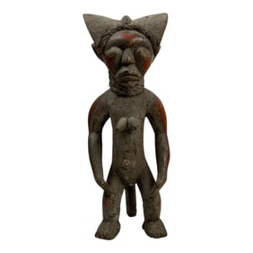 VINTAGE AFRICAN TRIBAL HAND CARVED STATUE