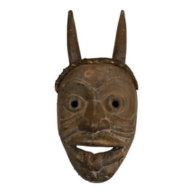 CEREMOVIAL DEVIL MASK WOOD