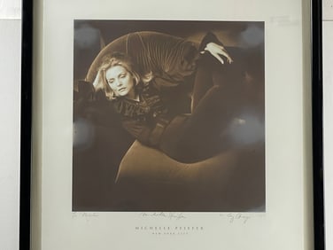 Michelle Pfeiffer Original Signed and Dated Photograph 1992
