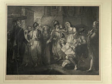 Charles Gauthier Playter & John Francis Rigaud - Comedy of Errors Engraving