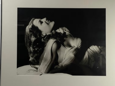 George Hurrell Original Silver Gelatin Print of Rita Hayworth