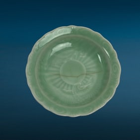 Chinese Green Celadon Serving Plate