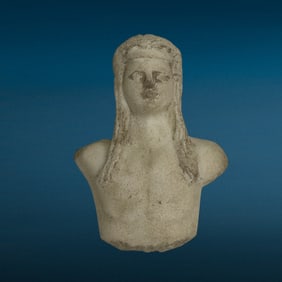 Antique Possibly Greek or Roman Human Torso Bust