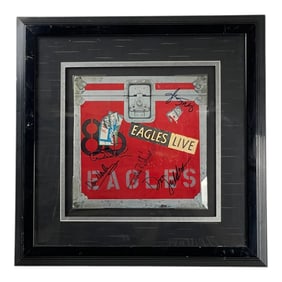 Eagles - Eagles Live 1980 Band Signed Vinyl Record