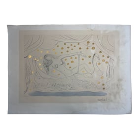 Salvador Dali - Nu Au Bain 1973 Pencil Signed Dali & E.A. (Artist's Proof)