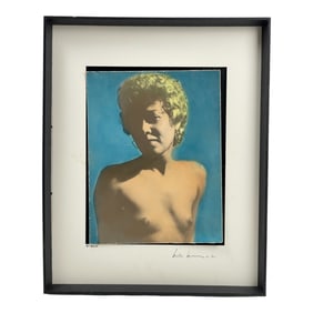 Bill Brandt - Vintage Signed Nude African American Woman Color Photograph