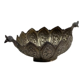 Sterling Silver Ornate Dish 145 grams 6 1/2 x 3 1/2 x 2 inches