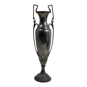 Silver Plate Trophy From Capitol Grand Orchestra to Major Bowes