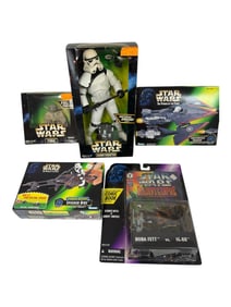 Vintage Star Wars Toy Action Figure Collection Lot