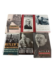 Vintage World War II Adolf Hilter Historical Book Lot