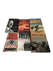 Vintage World War II Adolf Hilter Historical Book Lot