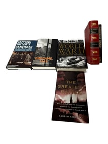 Vintage World War II Adolf Hilter Historical Book Lot