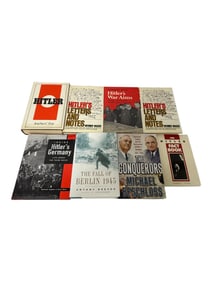 Vintage World War II Adolf Hilter Historical Book Lot