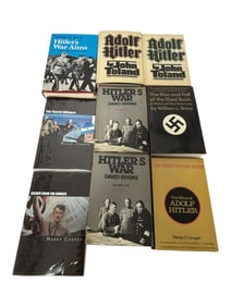 Vintage World War II Adolf Hilter Historical Book Lot