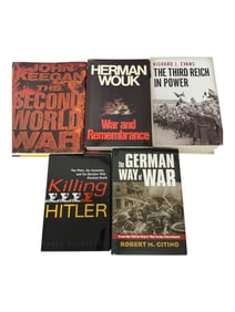 Vintage World War II Adolf Hilter Historical Book Lot