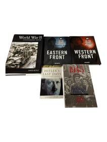 Vintage World War II Adolf Hilter Historical Book Lot