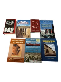 Vintage World War II Adolf Hilter Historical Book Lot