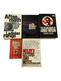 Vintage World War II Adolf Hilter Historical Book Lot