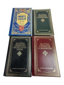 Vintage Hardcover decorative Agatha Christie's book lot