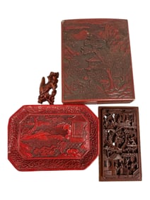 Antique Chinese Cinnabar Box