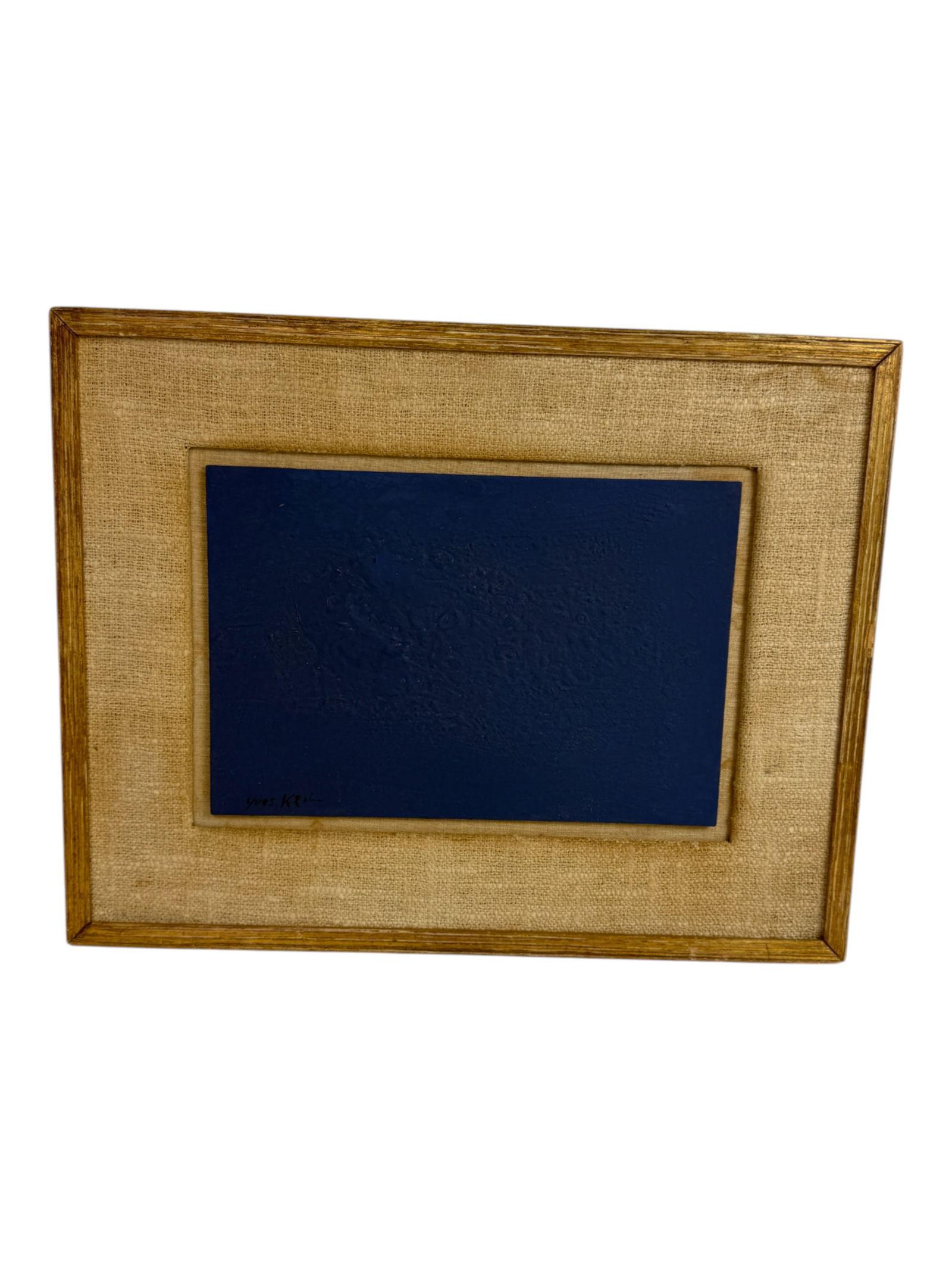 Textured Painting on Board art by Yves Klein: Textured Painting on Board art by Yves Klein 1928-1962 creator of Klein Blue