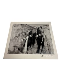 Yosemite Jones Photo Yosemite Falls WW1 Curtis B-2 Condor