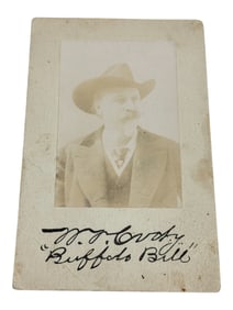 Antique Signed Photo William F. Buffalo Bill Cody