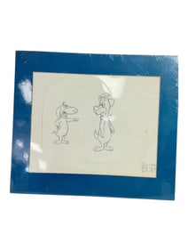 Animation Art Hanna Barbera Huckleberry Hound Pencil on Paper Cel