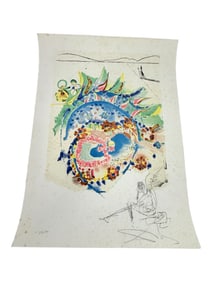 Salvador Dali Color Lithograph Hawaii-California Suite Signed # 238/300
