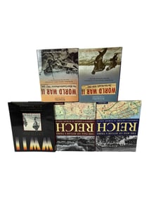 World War II Hard Cover Book Lot