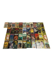 Vintage Sci-Fi Horror Fantasy Soft cover book lot