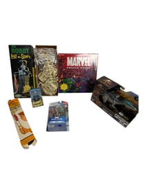Vintage Toy Robots Jurassic World Marvel Lot