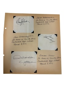 Vintage Hollywood Actor Signed Autograph