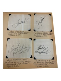 Vintage Hollywood Actor Signed Autograph