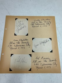 Vintage Hollywood Actor Signed Autograph