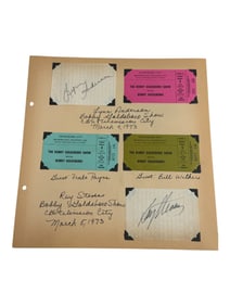 Vintage Hollywood Actor Signed Autograph