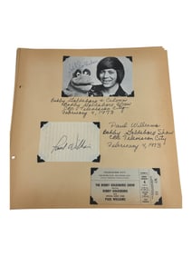 Vintage Hollywood Actor Signed Autograph