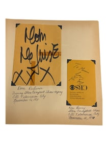 Vintage Hollywood Actor Signed Autograph