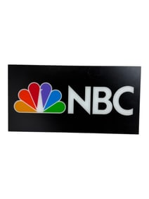 NBC Studio Original Marquee Used Sign Hollywood Show Entertainment