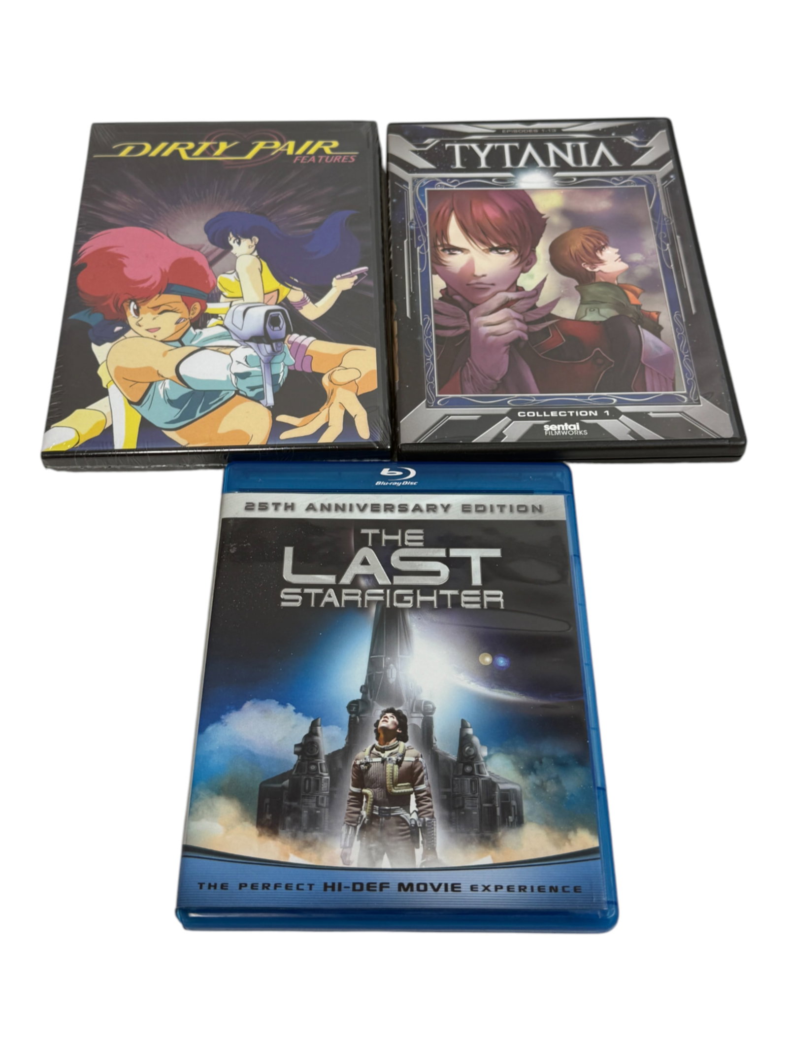 Vintage Anime Sci Fi DVD Blue Ray Dirty Pair Tytania The Last Star Fighter: Vintage Anime Sci Fi DVD Blue Ray Dirty Pair Tytania The Last Star Fighter