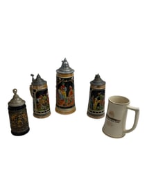 Vintage West Germany Beer Stein Lot