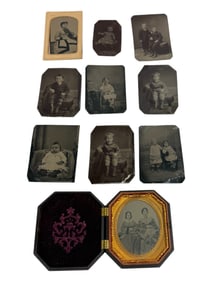 Antique Tin Type 1860 Photos