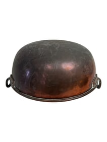 Antique Large Copper Bowl