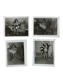 Bettie Page Pin-up Irving Klaw Vintage Rare B&W 1950s Bondage 4x5 Photograph Collection