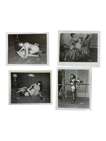 Bettie Page Pin-up Irving Klaw Vintage Rare B&W 1950s Bondage 4x5 Photograph Collection