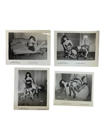 Bettie Page Pin-up Irving Klaw Vintage Rare B&W 1950s Bondage 4x5 Photograph Collection