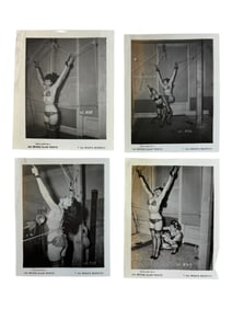 Bettie Page Pin-up Irving Klaw Vintage Rare B&W 1950s Bondage 4x5 Photograph Collection